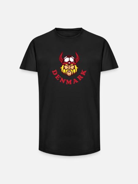 Denmark Football - Long Fit Men's T-Shirt - black