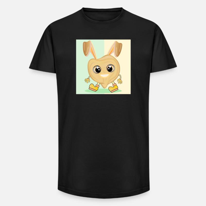 Chickpea Easter Bunny - Long Fit Men's T-Shirt - black