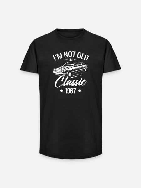 I'M NOT OLD I'M CLASSIC 1967 - Long Fit Men's T-Shirt - black