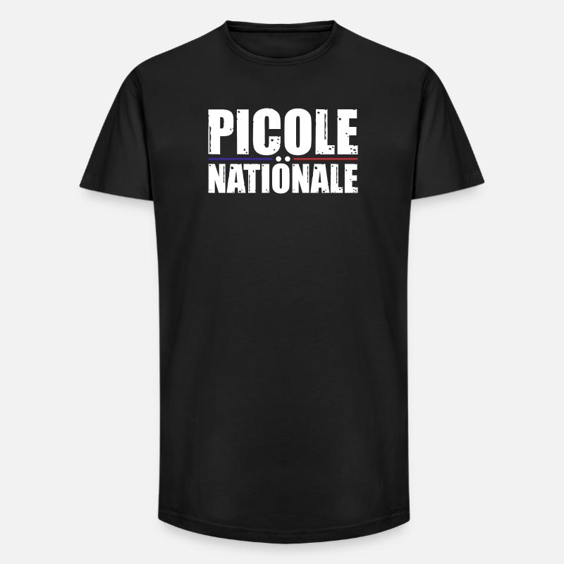 Nationale Picole - Long Fit Männer T-Shirt - Schwarz