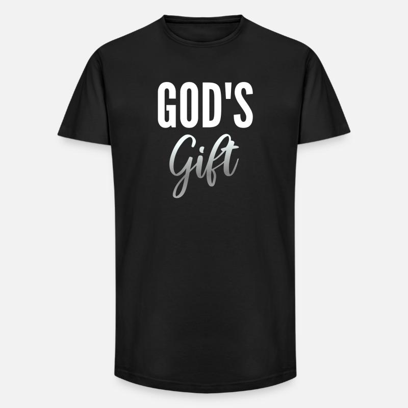 Geschenk Gottes - Long Fit Männer T-Shirt - Schwarz