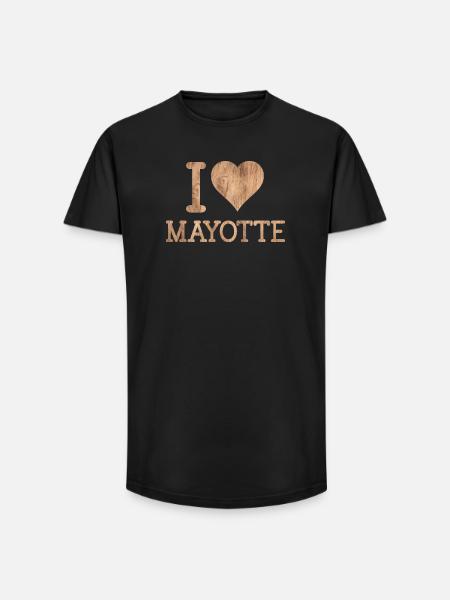 MAYOTTE T-SHIRT - Long Fit Men's T-Shirt - black