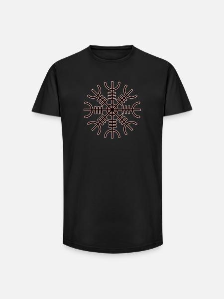 Helm of Awe - Long Fit Men's T-Shirt - black