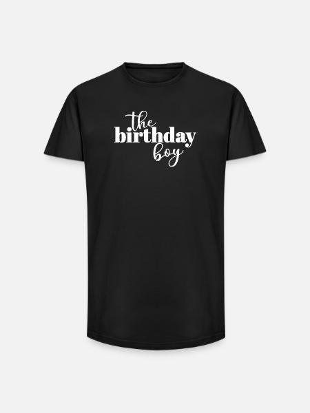 The Birthday Boy - Long Fit Men's T-Shirt - black