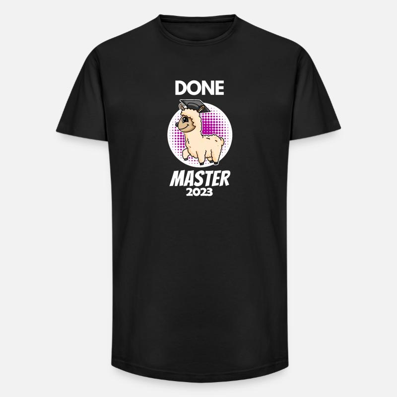 Master 2023 - Master completed - Long Fit Men's T-Shirt - black