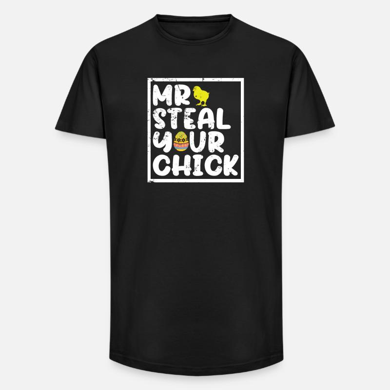 Mr. Steal Your Chick - Long Fit Männer T-Shirt - Schwarz