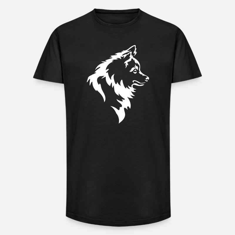 Pointed head "Black Edition" - Long Fit Men's T-Shirt - black
