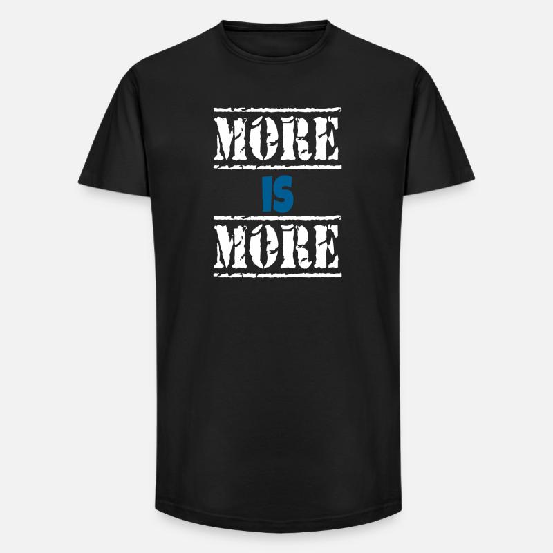 Der Maximalist - Long Fit Männer T-Shirt - Schwarz
