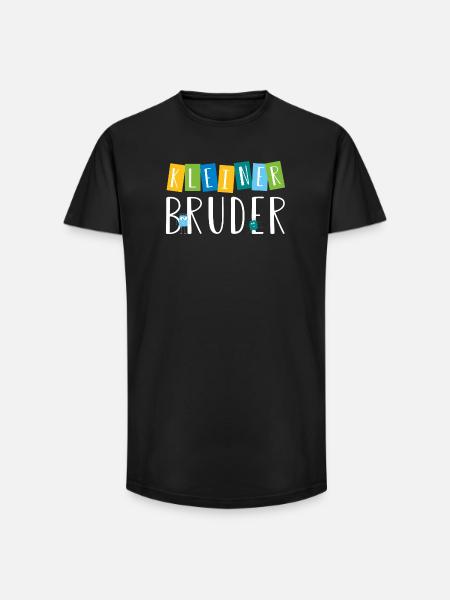 kleiner Bruder - süße Monster - Long Fit Männer T-Shirt - Schwarz