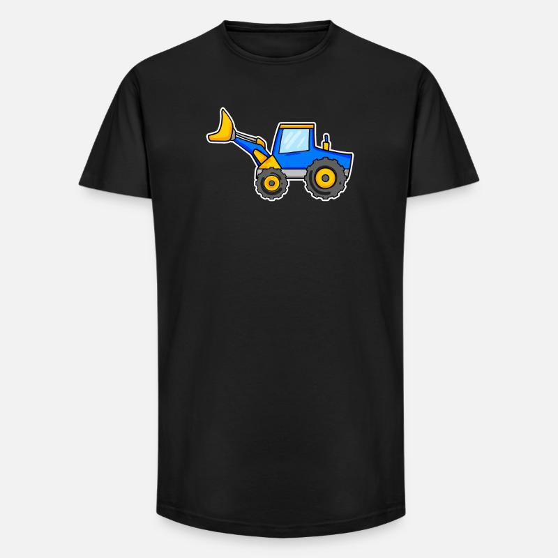 Bagger - Long Fit Männer T-Shirt - Schwarz