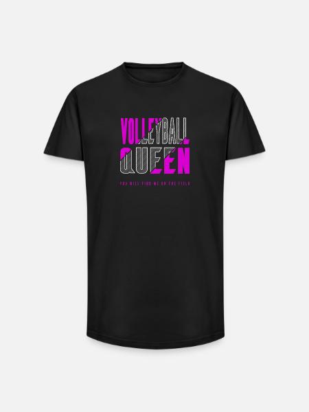 Volleyball Queen - Long Fit Men's T-Shirt - black