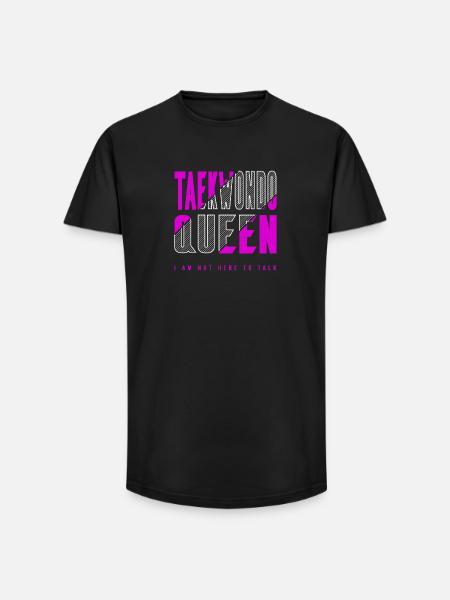 Taekwondo Queen - Long Fit Men's T-Shirt - black