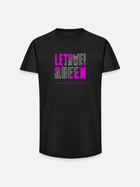 Lethwei Queen - Long Fit Men's T-Shirt - black