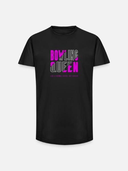 Bowling Queen - Long Fit Men's T-Shirt - black