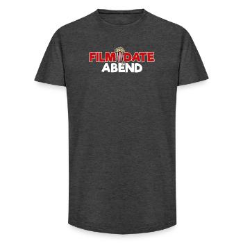Movies Statement Popcorn Filme Theater Streaming - Long Fit Männer T-Shirt - Anthrazit - Vorne - AI Model Male 185 light (185cm)