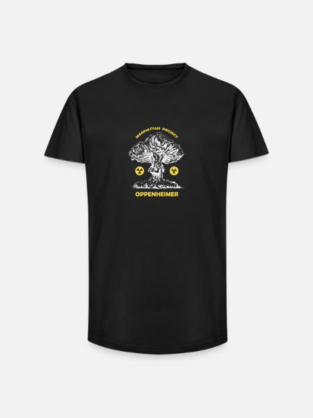 Oppenheimer Manhattan project - Long Fit Men's T-Shirt - black