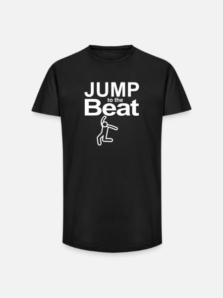 Jump to the Beat - Long Fit Men's T-Shirt - black