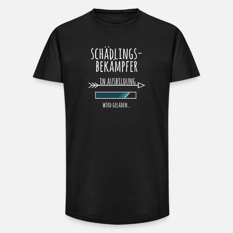 Schädlingsbekämpfer Ausbildung Geschenk Schädlinge - Long Fit Männer T-Shirt - Schwarz