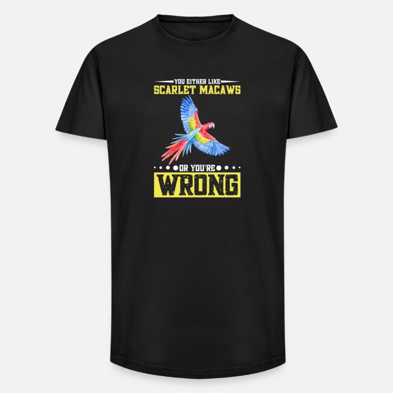 Entweder du magst Scharlacharas oder - Long Fit Männer T-Shirt - Schwarz
