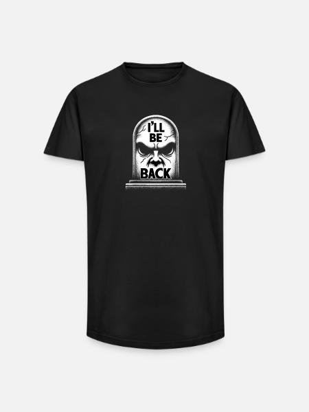 Retour de la tombe - T-shirt coupe longue homme - noir