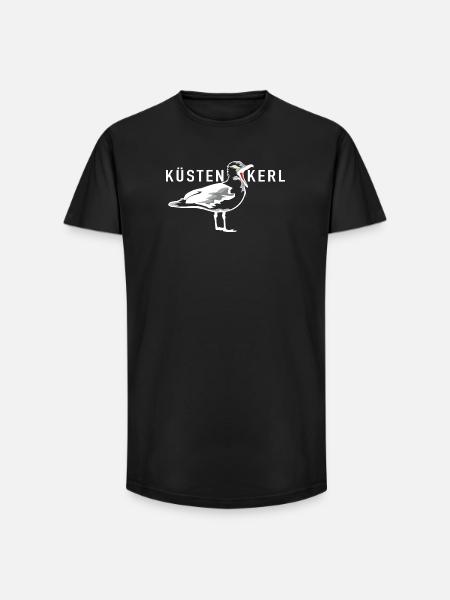 Küstenkerl - Long Fit Männer T-Shirt - Schwarz