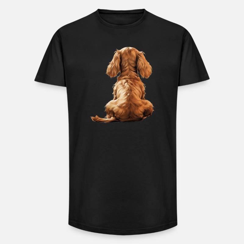Cocker Spaniel - Long Fit Männer T-Shirt - Schwarz