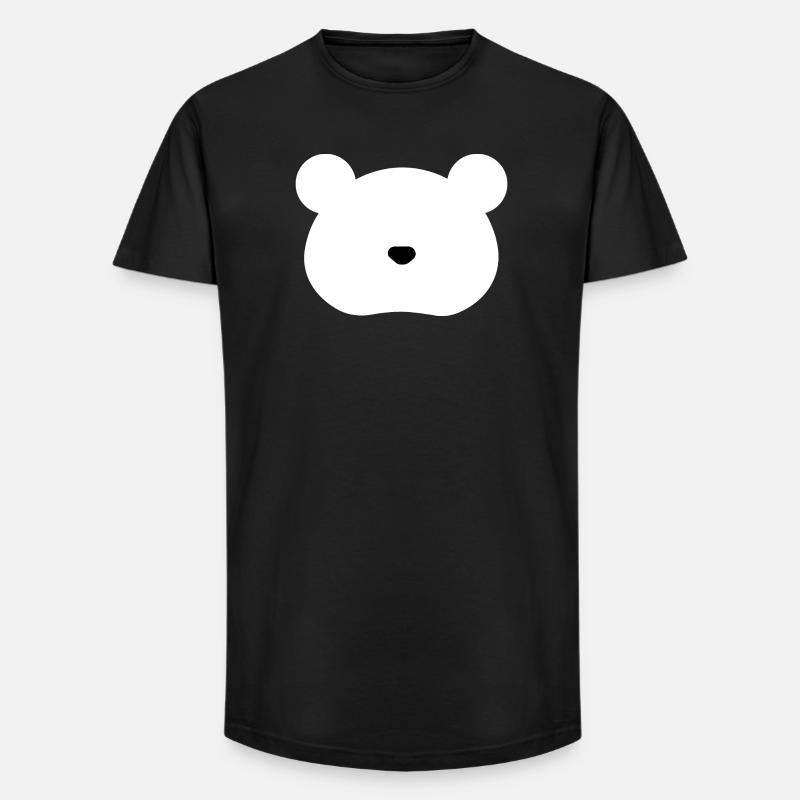 Polar Bear - Long Fit Männer T-Shirt - Schwarz