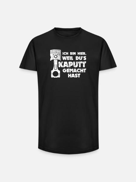 Mechaniker Job Arbeiter Workaholic Statement - Long Fit Männer T-Shirt - Schwarz