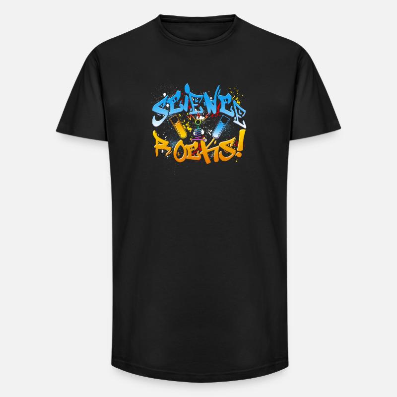 Science rocks - Long Fit Männer T-Shirt - Schwarz