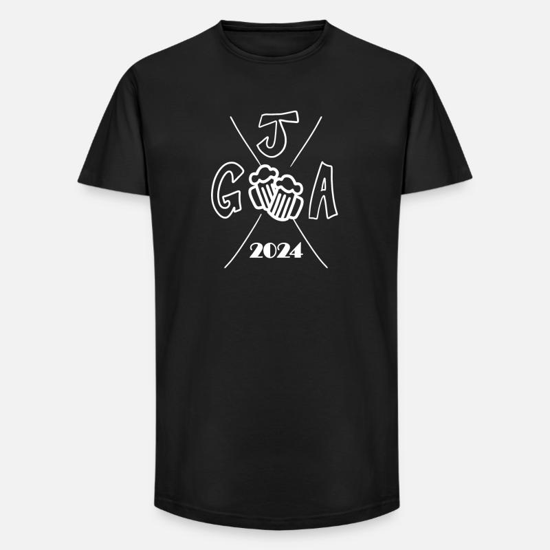 2024 Junggesellenabschied Crew Feier - Long Fit Männer T-Shirt - Schwarz