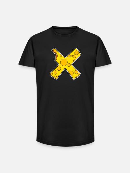 Fromage X Croix - T-shirt coupe longue homme - noir