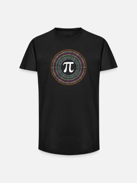 Pi Day - Happy Pi Day - Long Fit Men's T-Shirt - black