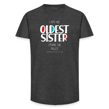 Älteste Schwester - Long Fit Männer T-Shirt - Anthrazit - Vorne - AI Model Male 185 light (185cm)