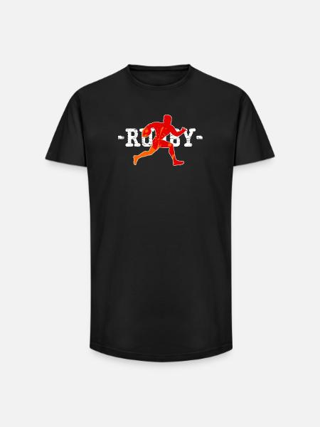 Rugby Player Gift - Long Fit Men's T-Shirt - black