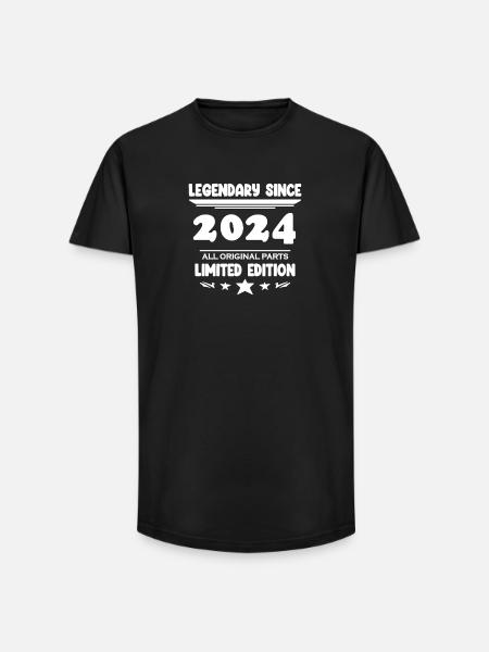 2024 - Year 2024 - Year 2024 - Long Fit Men's T-Shirt - black