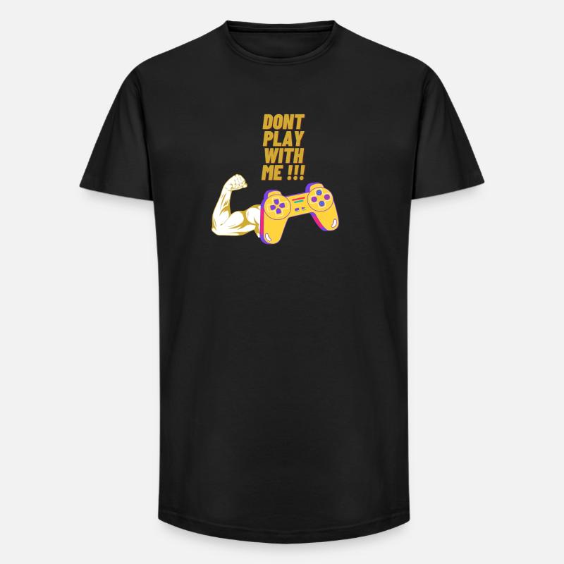 Game On 2 - Long Fit Männer T-Shirt - Schwarz