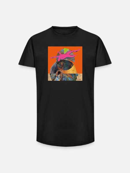 DREAM - Long Fit Men's T-Shirt - black