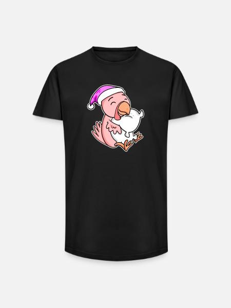 Chicken Tired Sleeping Sleeping Girl - Long Fit Men's T-Shirt - black