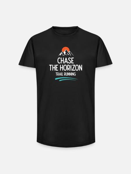 Trailrunning - Jagd auf den Horizont - Long Fit Männer T-Shirt - Schwarz