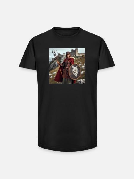 Viking Warrior - Long Fit Men's T-Shirt - black