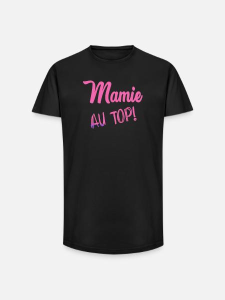 GRANNY - Long Fit Men's T-Shirt - black