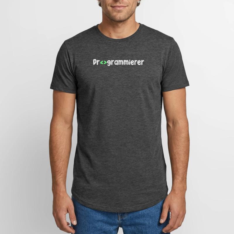 Programmierer Computerfreak Skripting Code Nerd Long Fit Männer T-Shirt
