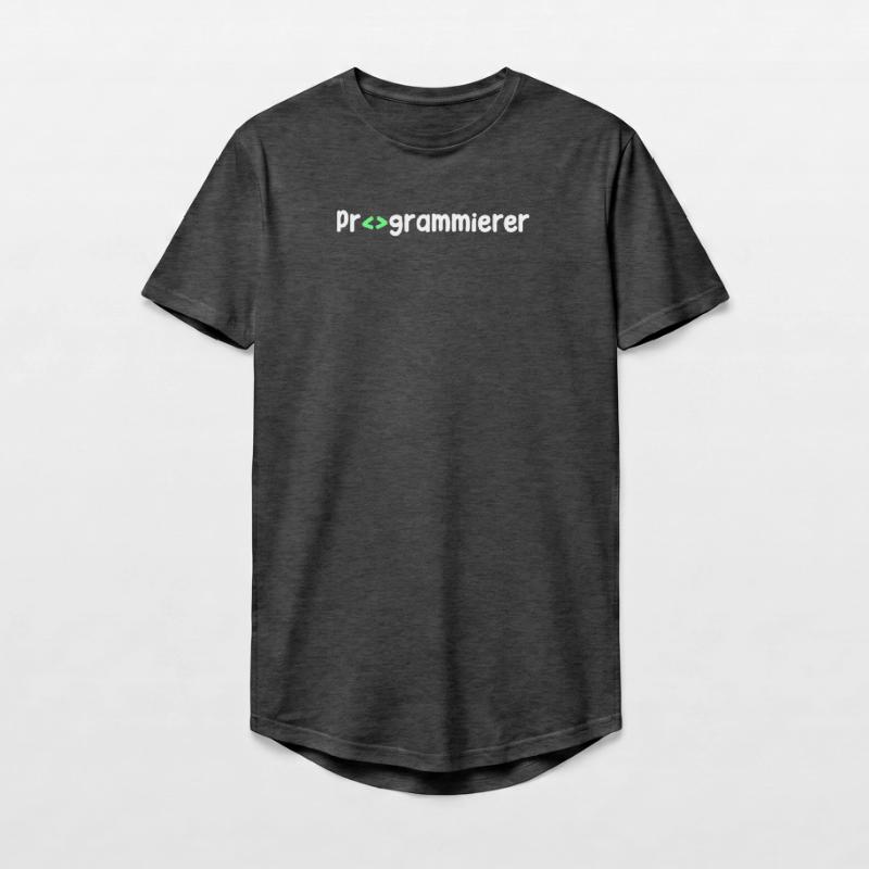 Programmierer Computerfreak Skripting Code Nerd Long Fit Männer T-Shirt