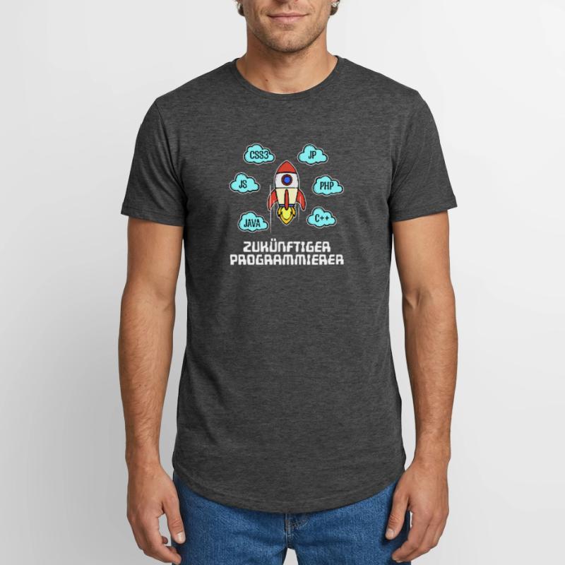 Css Coden Developer Statement C++ Php Java Debug T-shirt coupe longue homme
