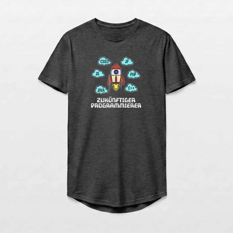 Css Coden Developer Statement C++ Php Java Debug T-shirt coupe longue homme
