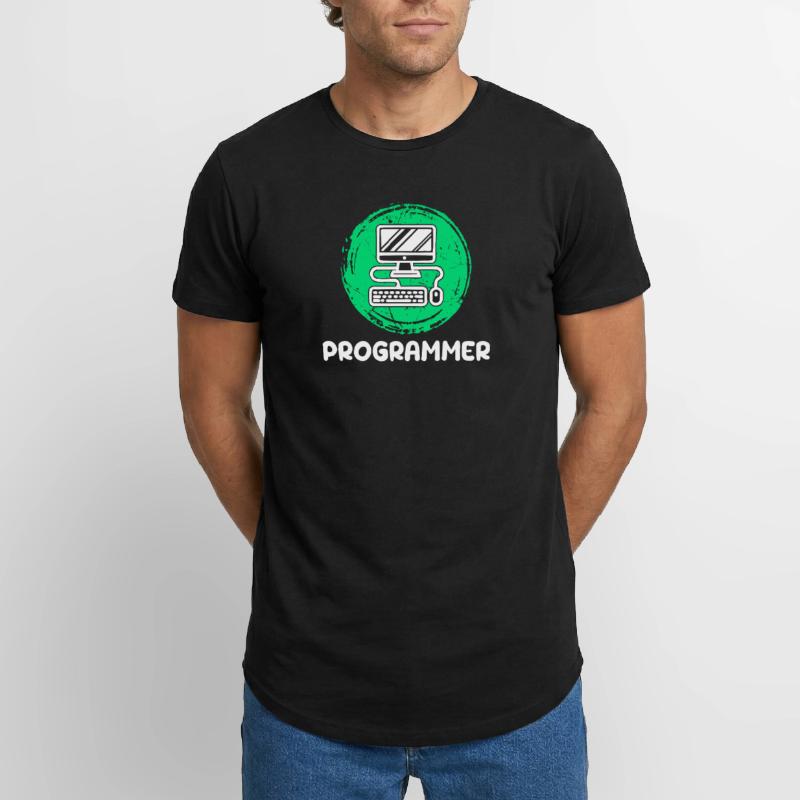 Computer Developer Programmer Computer Geek Long Fit Men's T-Shirt