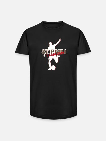 St Pauli Aufsteiger - Long Fit Männer T-Shirt - Schwarz