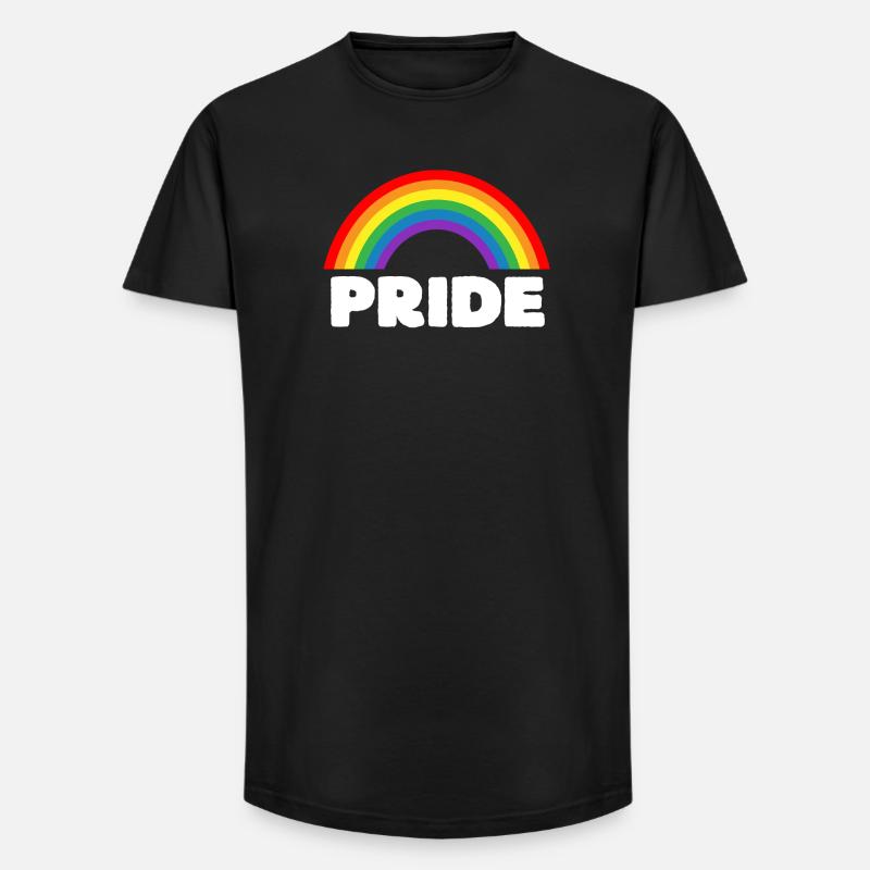 Stolz - Long Fit Männer T-Shirt - Schwarz