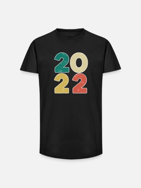 2022 - Year 2022 - Year 2022 - Long Fit Men's T-Shirt - black