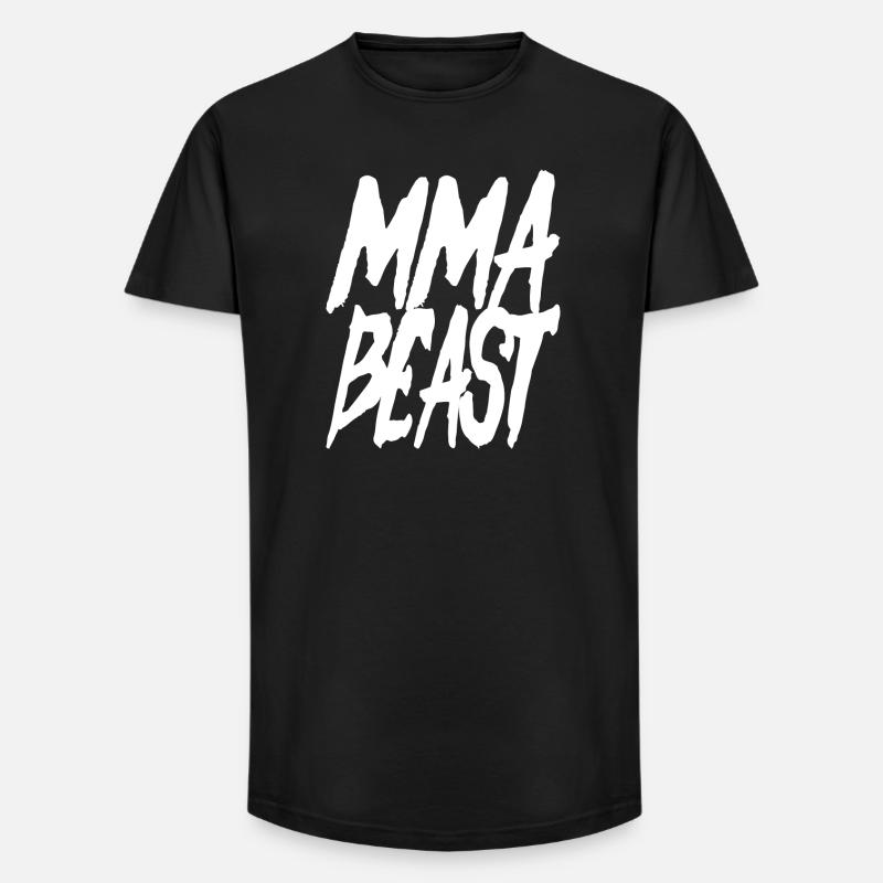 MMA Beast - cooles Kampfsport Design - Long Fit Männer T-Shirt - Schwarz